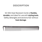Ikonic Silicon Heat Resistant Comb SC-001