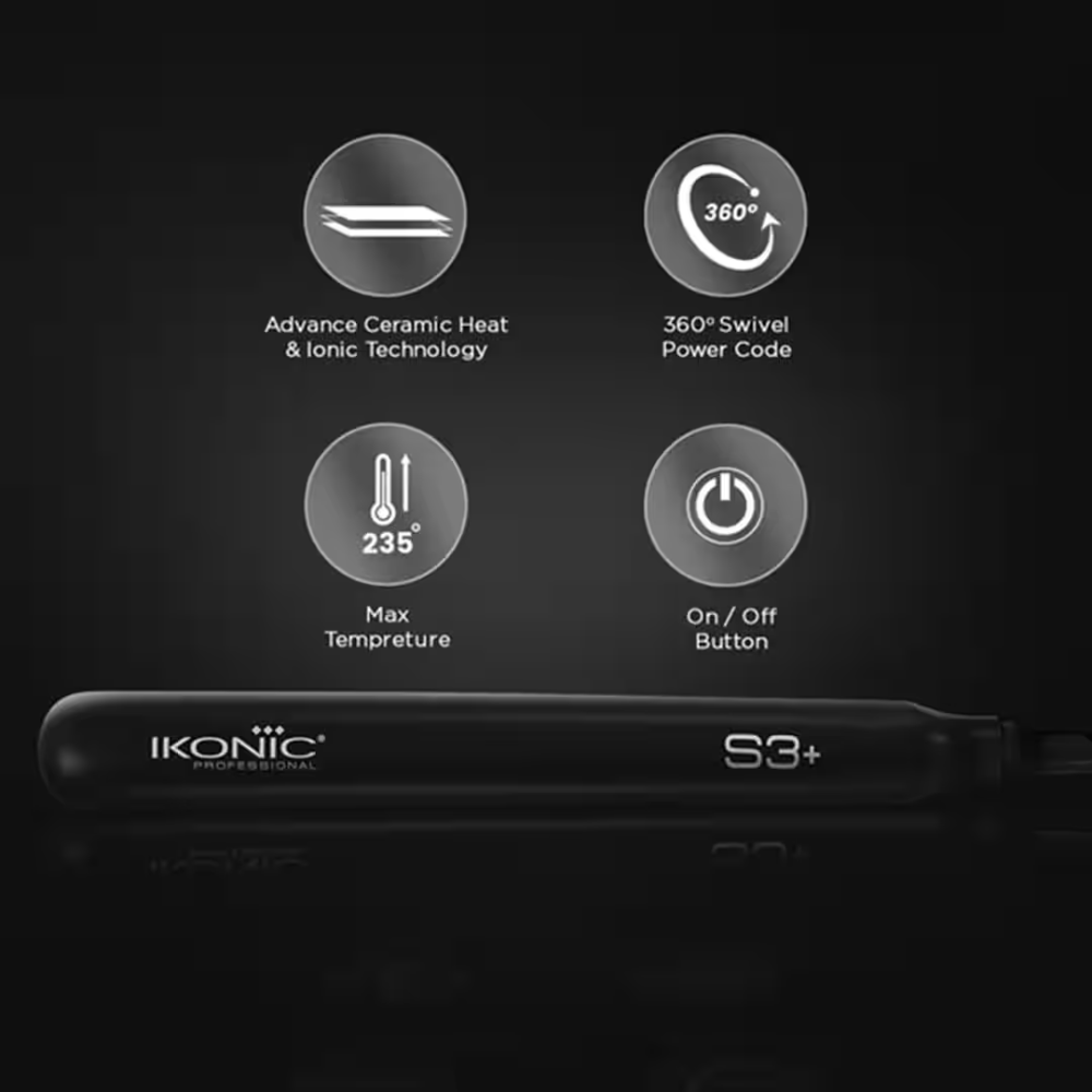 Ikonic Hair Straightener - S3+ Emerald