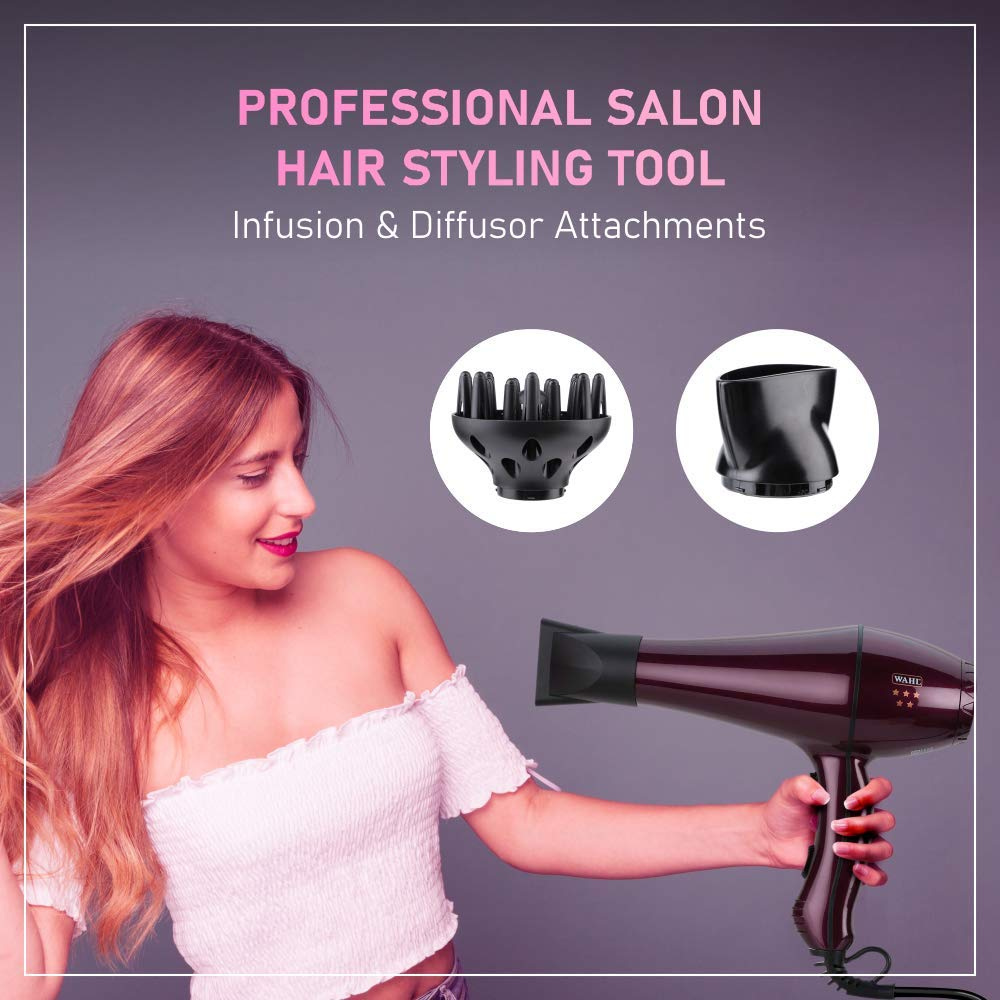 Wahl Super Dry Hair Dryer 2000W - Maroon