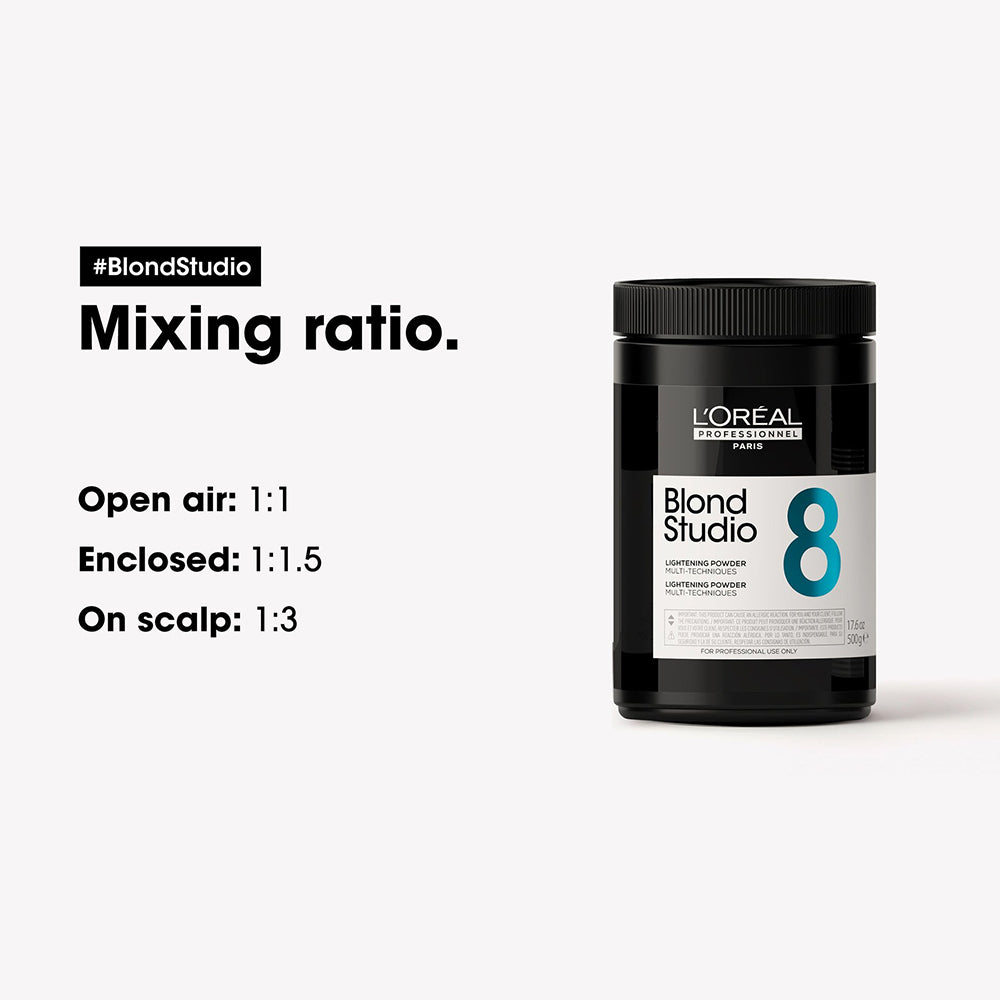 LOREAL BLOND STUDIO MULTITECHNIQUES 500GM .