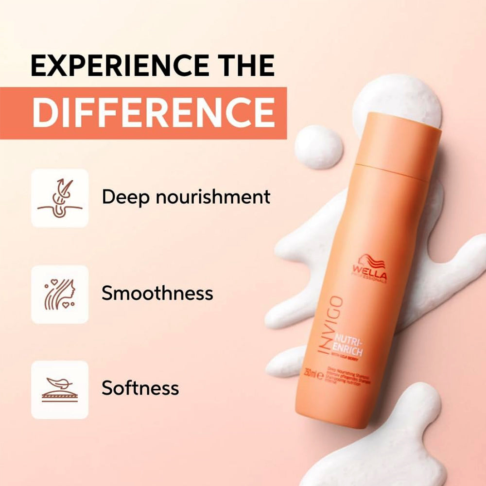 Wella Professionals Invigo Nutri Enrich Deep Nourishing Shampoo,250Ml
