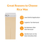 रिका वैक्स व्हाइट चॉकलेट रोल-ऑन वैक्स