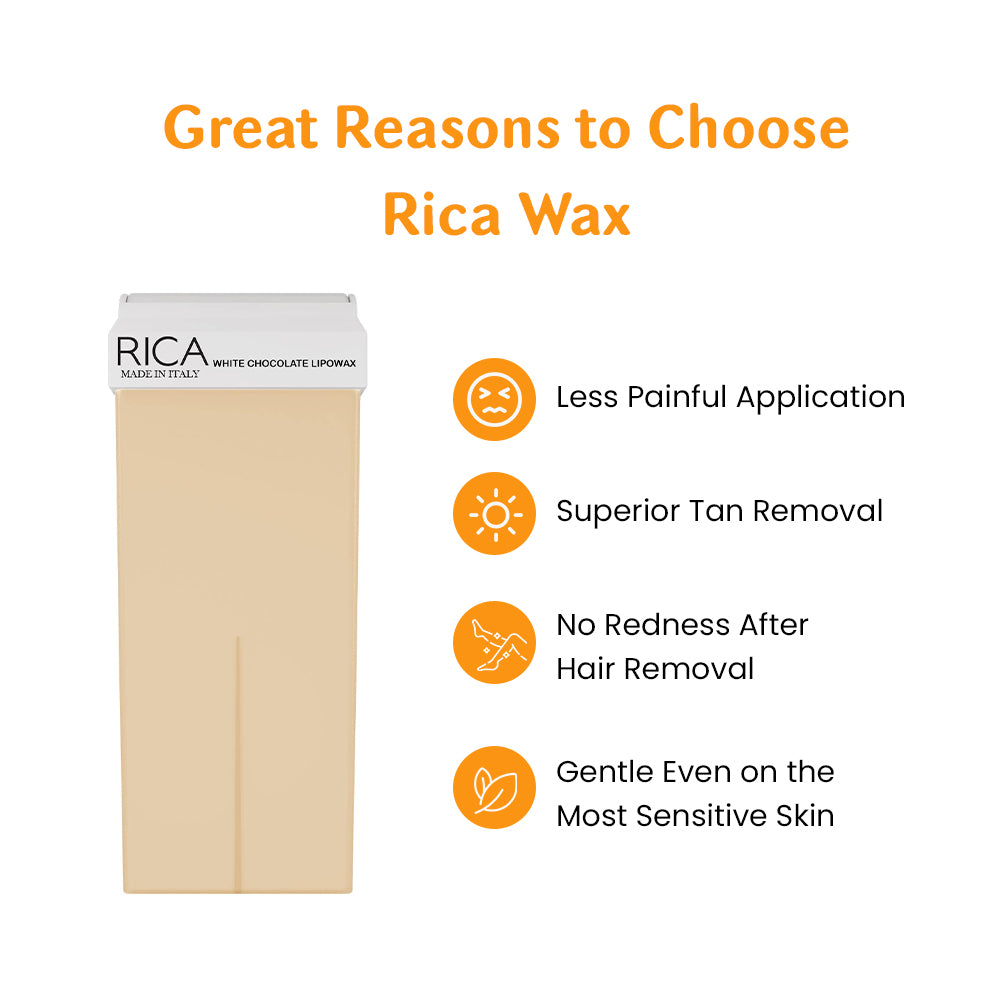 Rica Wax White Chocolate Roll-On Wax 100ml
