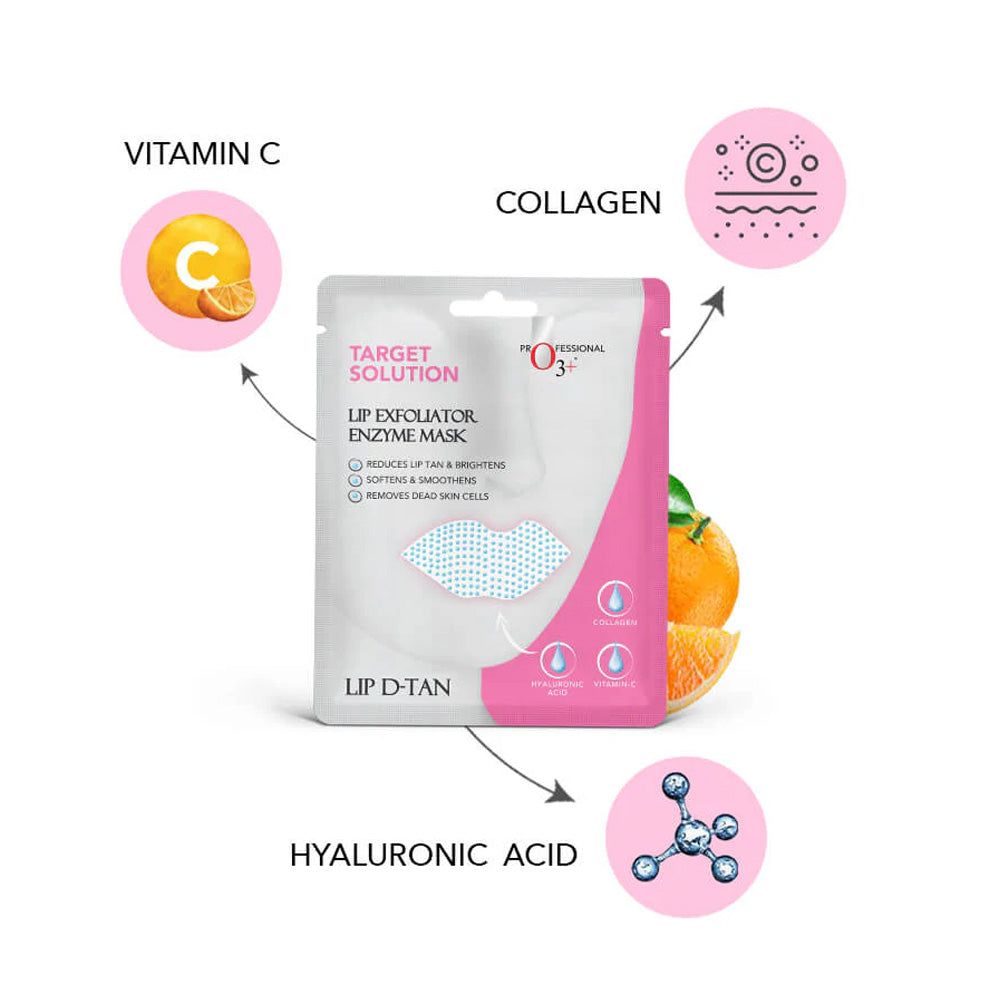 O3+ Lip Exfoliator Enzyme Mask 5g