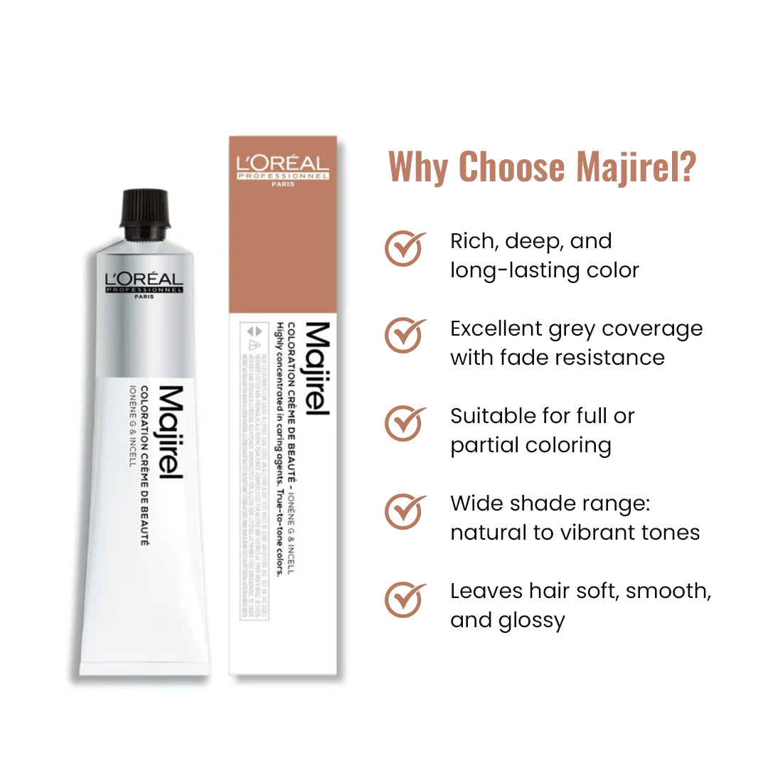 Loreal Majirel Cc 5.8 Color Tube Light Brown With Mocha 50g
