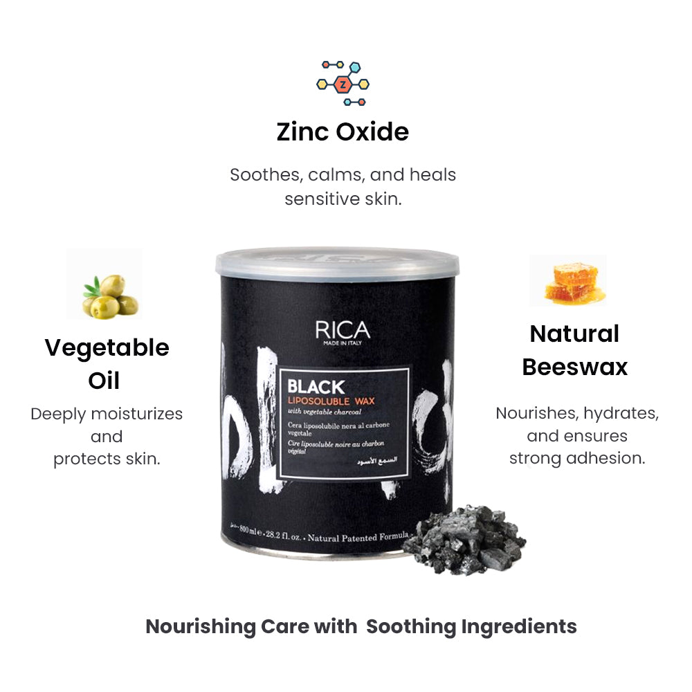 Rica Black wax 800 Ml