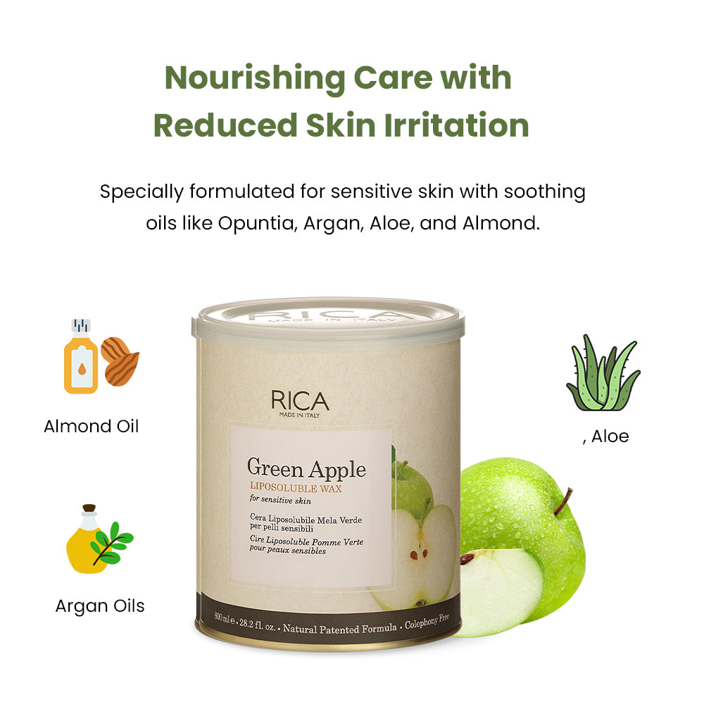 Rica Green Apple Wax 800Ml
