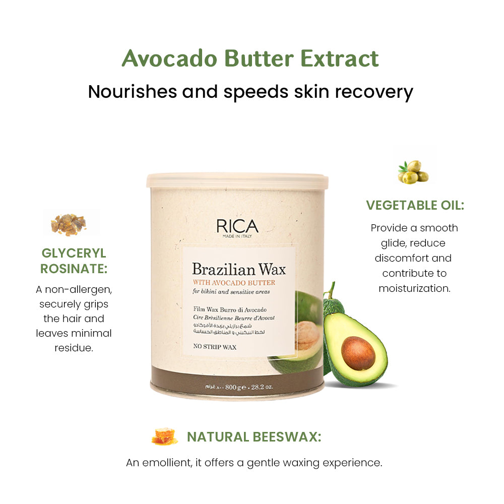 Rica Brazilian Liposoluble Wax 800Ml