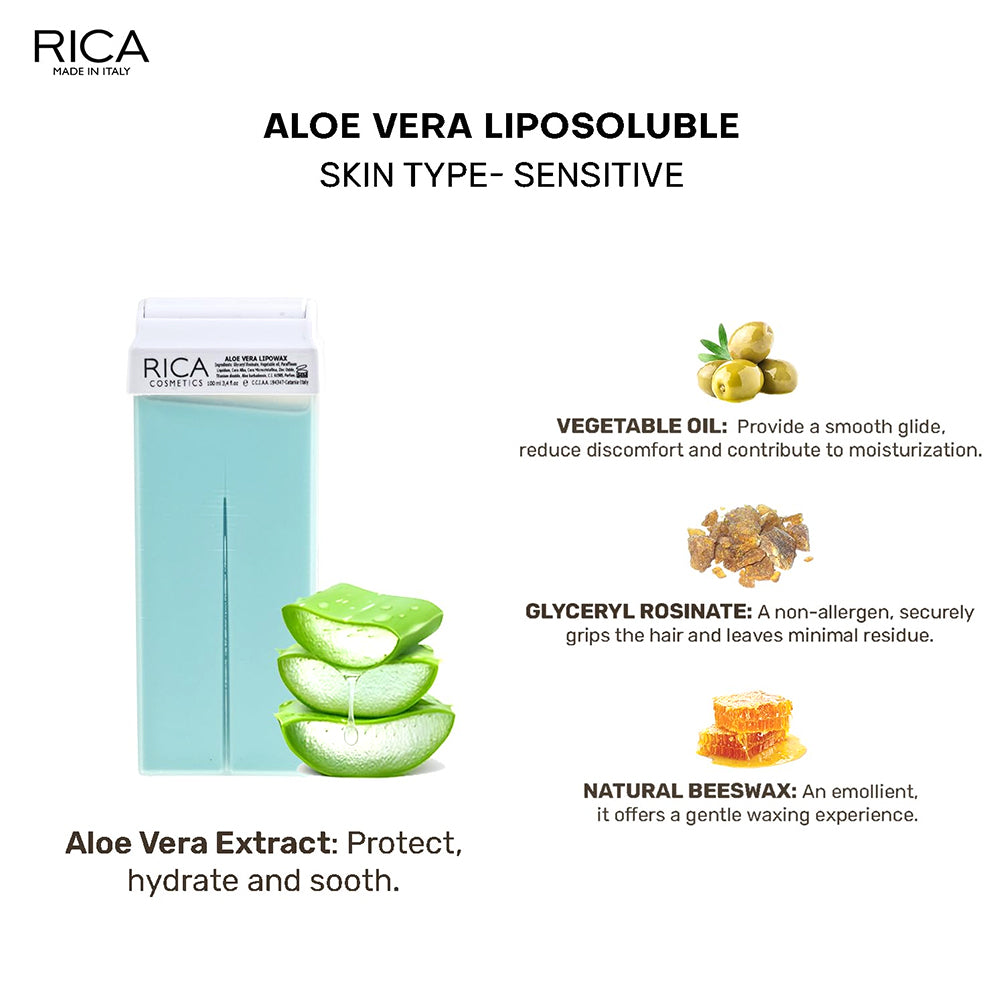 Rica Aloe Vera Refill Wax 100 Ml