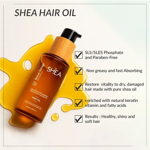 Beauty Garage Shea Retention Hair oil 100ml