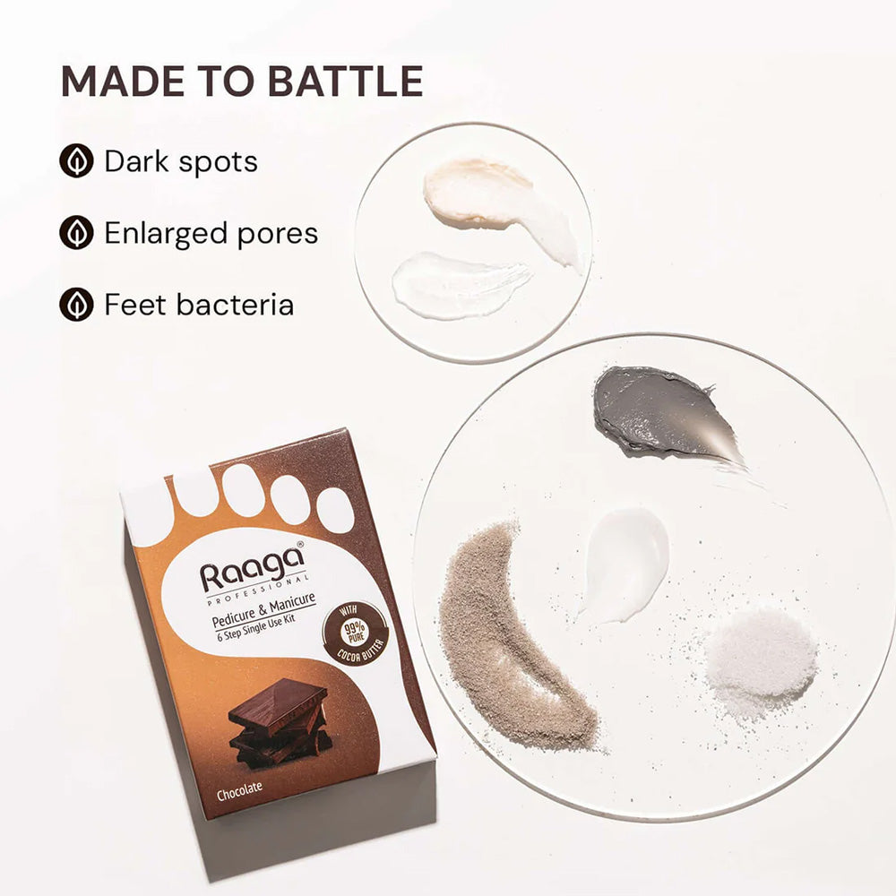 ರಾಗ ವೃತ್ತಿಪರ ಚಾಕೊಲೇಟ್ ಪೆಡಿಕ್ಯೂರ್ ಮತ್ತು ಹಸ್ತಾಲಂಕಾರ ಮಾಡು 63Gm