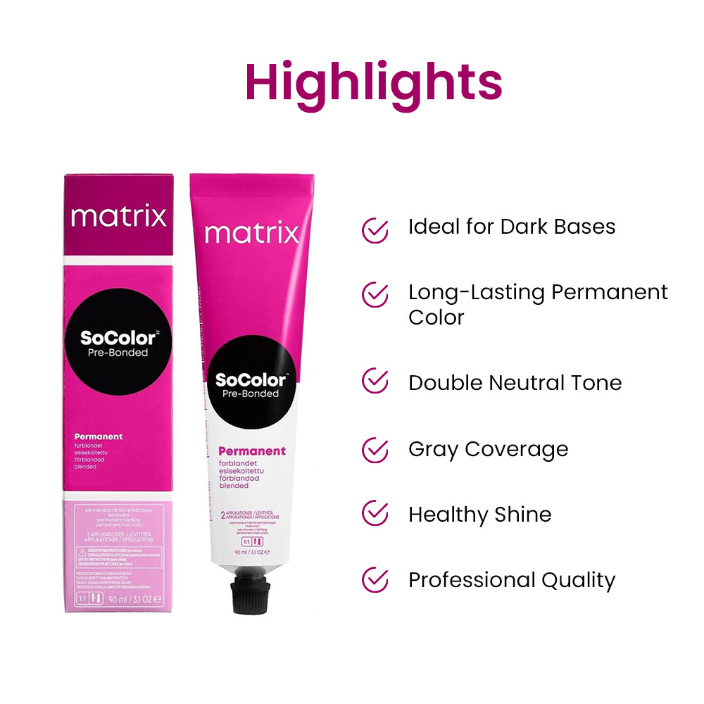 MATRIX SOCOLOR HAIR COLOR 90MLD 4