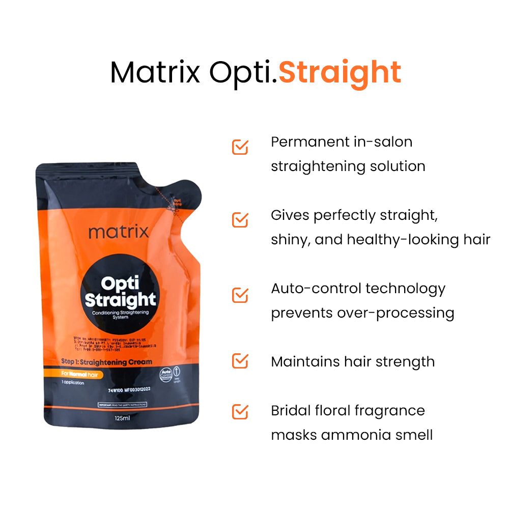 Matrix Opti. Straightening Cream MINI Resistant Hair-380 125ml