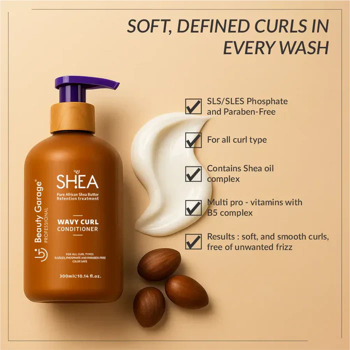 Beauty Garage Shea Wavy Curl Conditioner 300ml