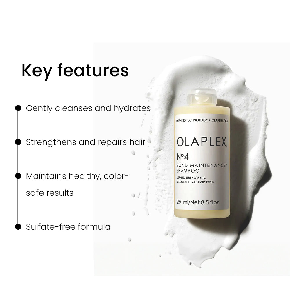 ಓಲಾಪ್ಲೆಕ್ಸ್ ಸಂಖ್ಯೆ 4 ಬಾಂಡ್ ನಿರ್ವಹಣೆಯನ್ನು ಬಲಪಡಿಸುವ ಶಾಂಪೂ (250ml)