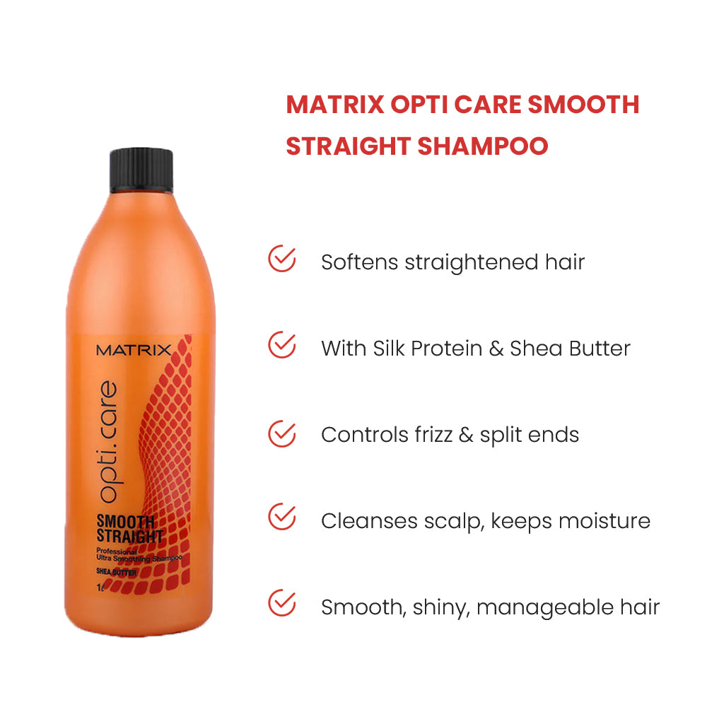 Matrix Opti Care Professional Ultra Smoothing Shampoo (1000Ml)