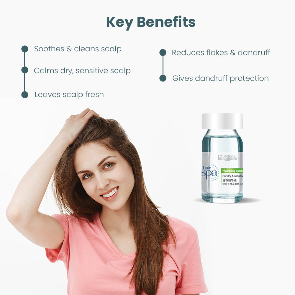 LOREAL HAIR SPA PURIFYING CONCENTRATE 8ML .