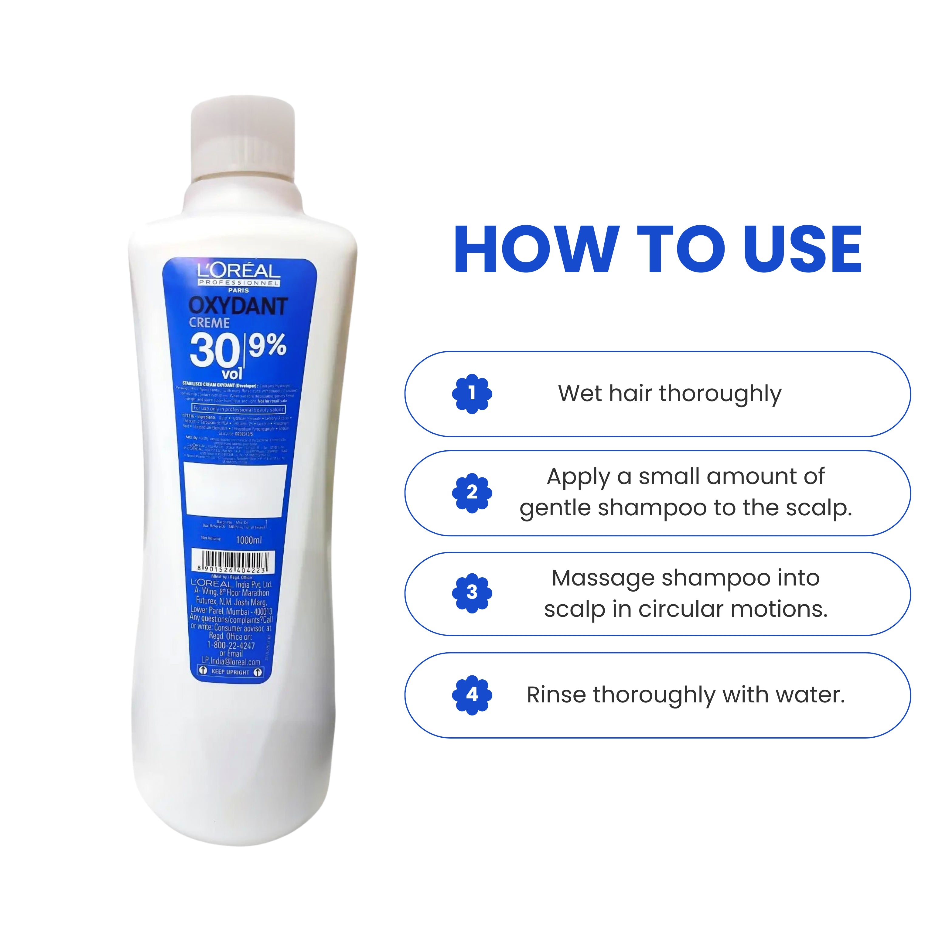 Loreal Oreor Developer 30 Vol 1000Ml