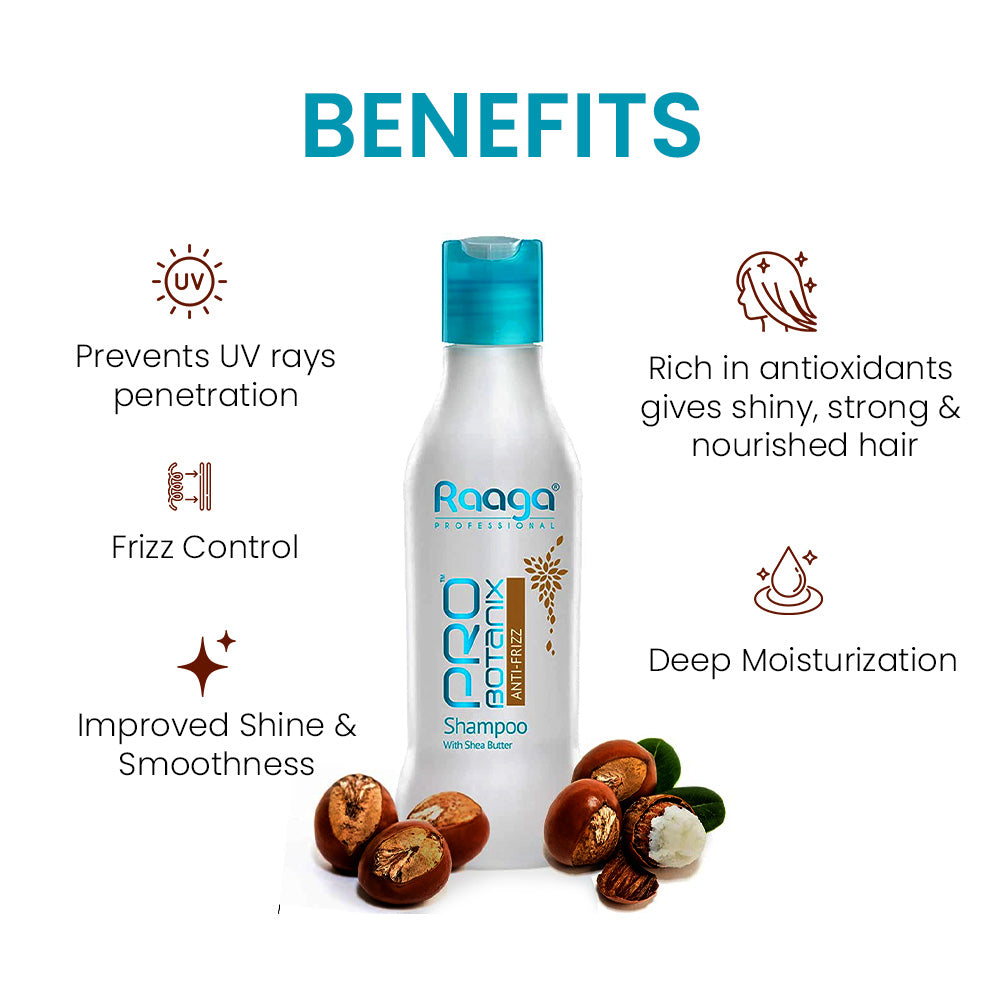 Raaga Professional Pro Botanix Anti-Frizz Shampoo 250Ml