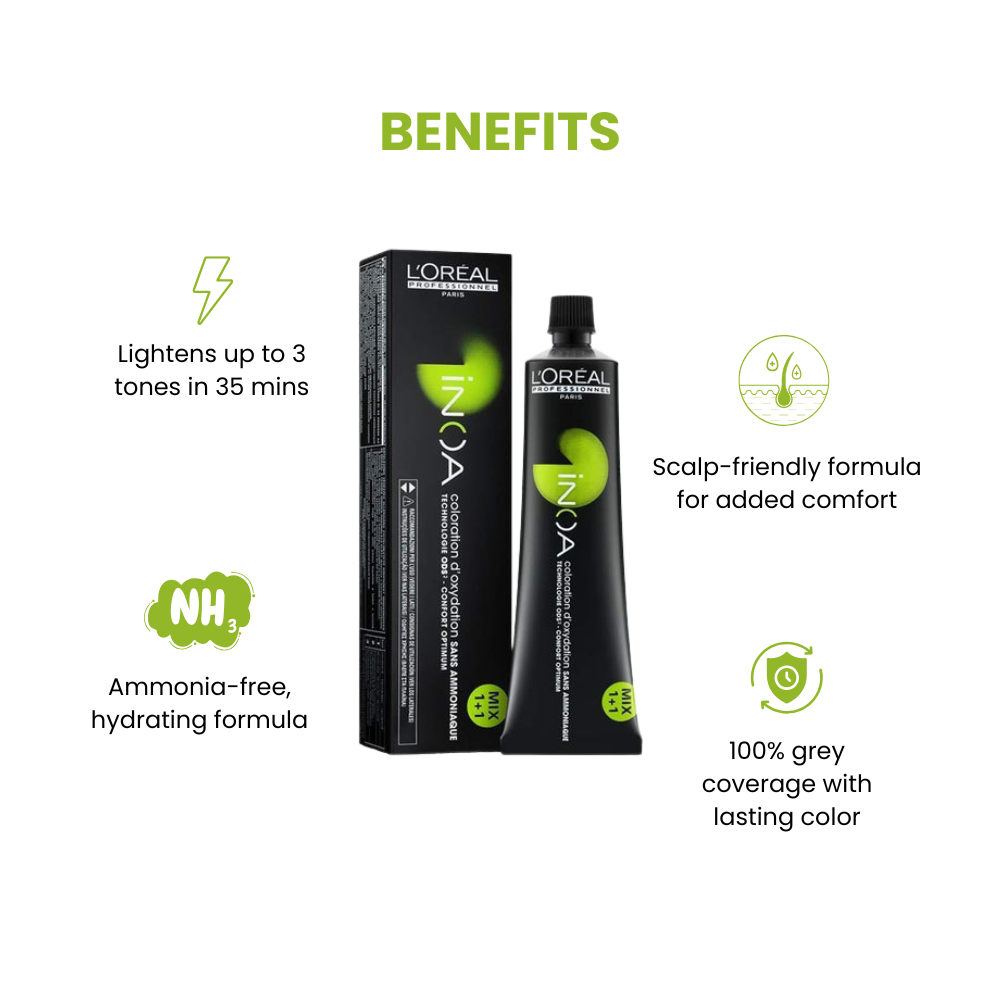 Loreal Inoa Ammonia Free Hair Color 60G 5.15-MRP-565