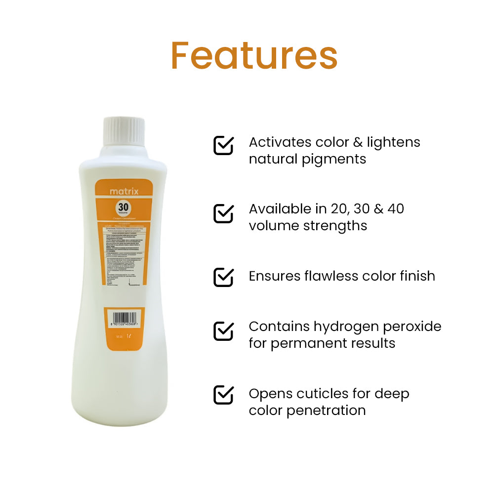 MATRIX OXYDANT 30VOL 1000ML .