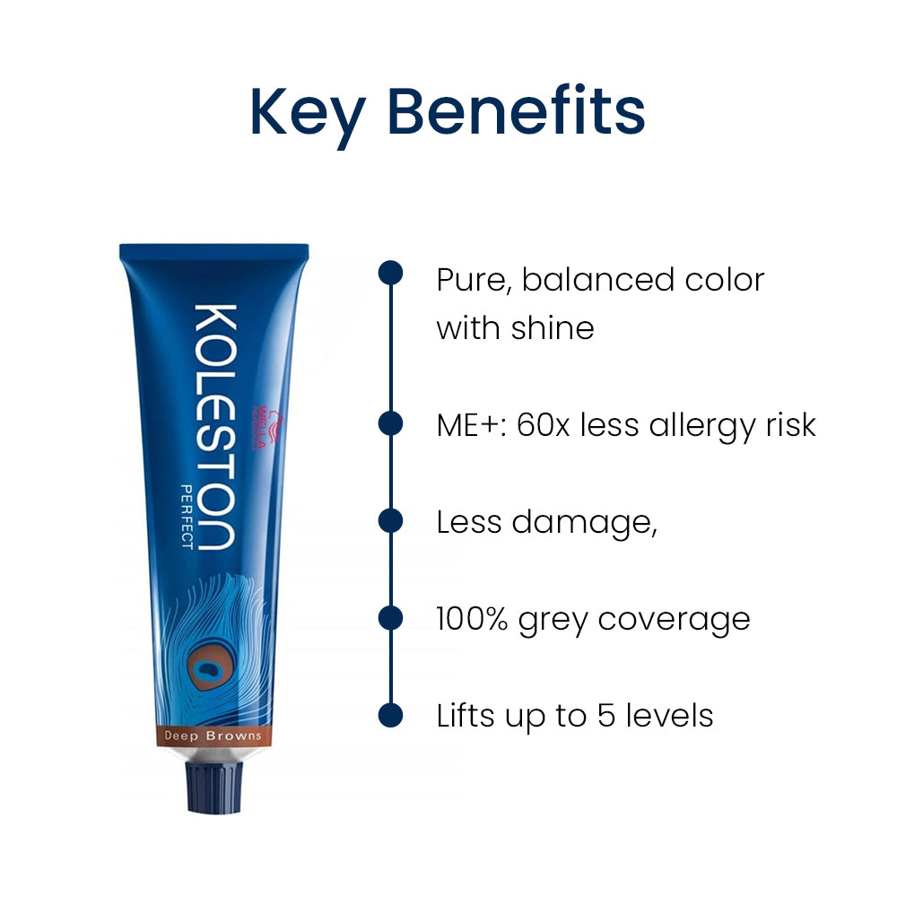 Wella Professionals Koleston Perfect Hair Color 7/77Colorant Tube 60G