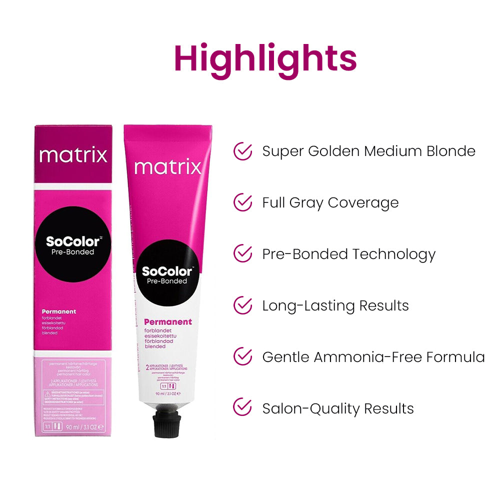 Matrix Socolor 7.3 7G (Golden Medium Blonde) 90ml