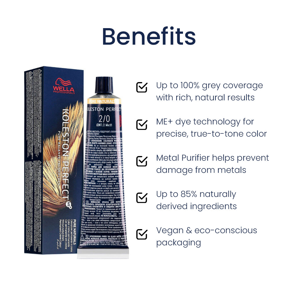 Wella Professionals Koleston Perfect Pure Naturals , 2/0 60g