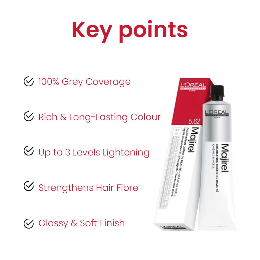 LOREAL MAJIREL HAIR COLOR LIGHT EXT RED BROWN 5.62 50ml