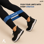 ALYV Resistance Bands Set of 5 for Workout, Yoga & Gym