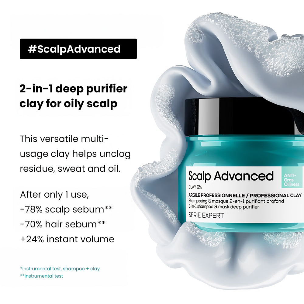 LOREAL PROFESSIONAL SCALP ADV ANTI GRAS HAIR MASK 250ML