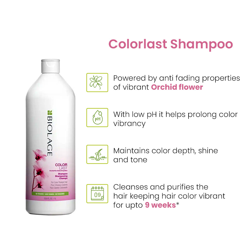 MATRIX BIO COLORLAST SHAMPOO 1000ML .
