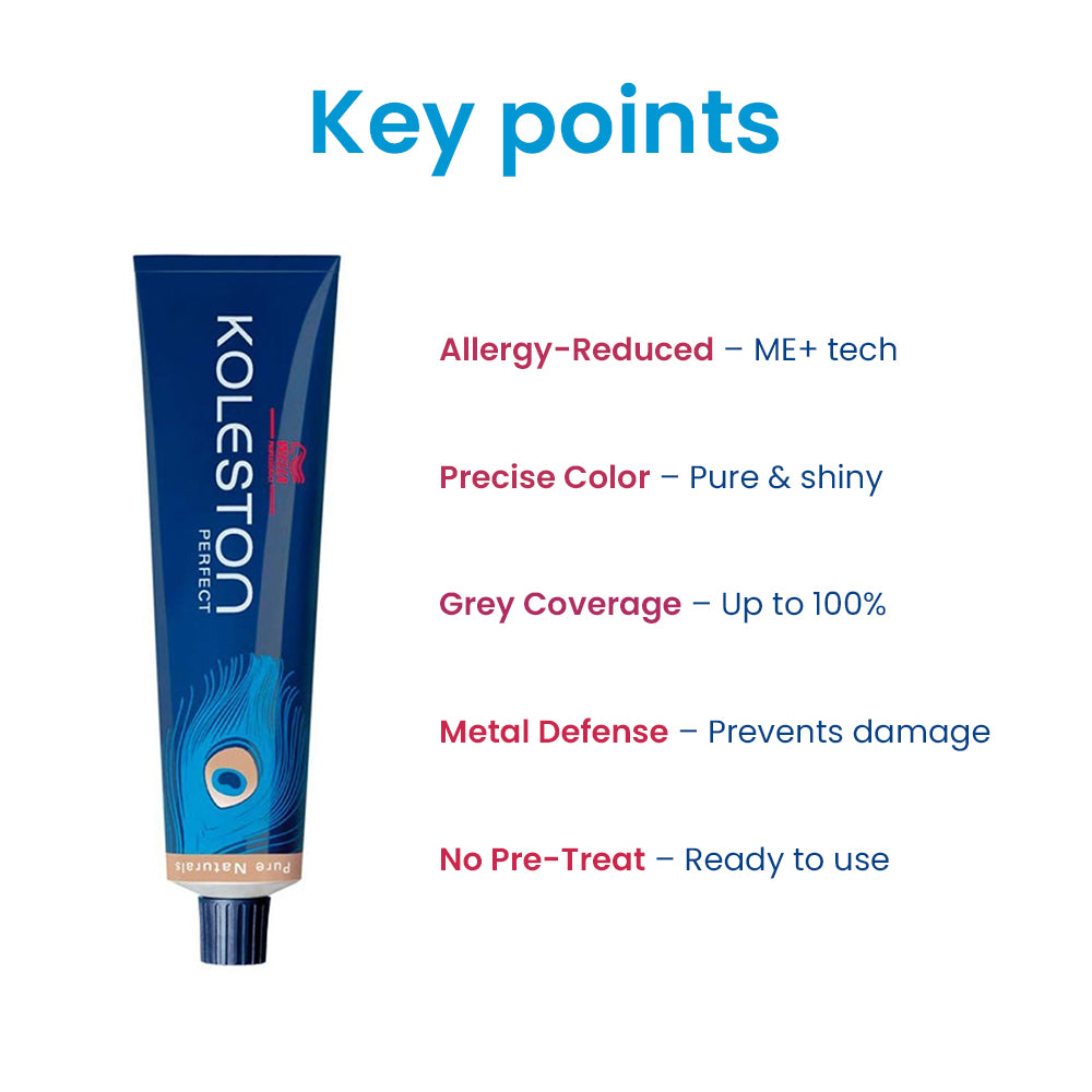 Wella Professionals Koleston Perfect Pure Naturals Hair Color 55/0 Colorant Tube 60G