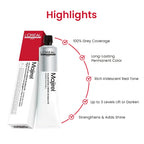 माजिरौज 6.62 डार्क ब्लोंड विद इरिडेसेंट रेड 50 एमएल