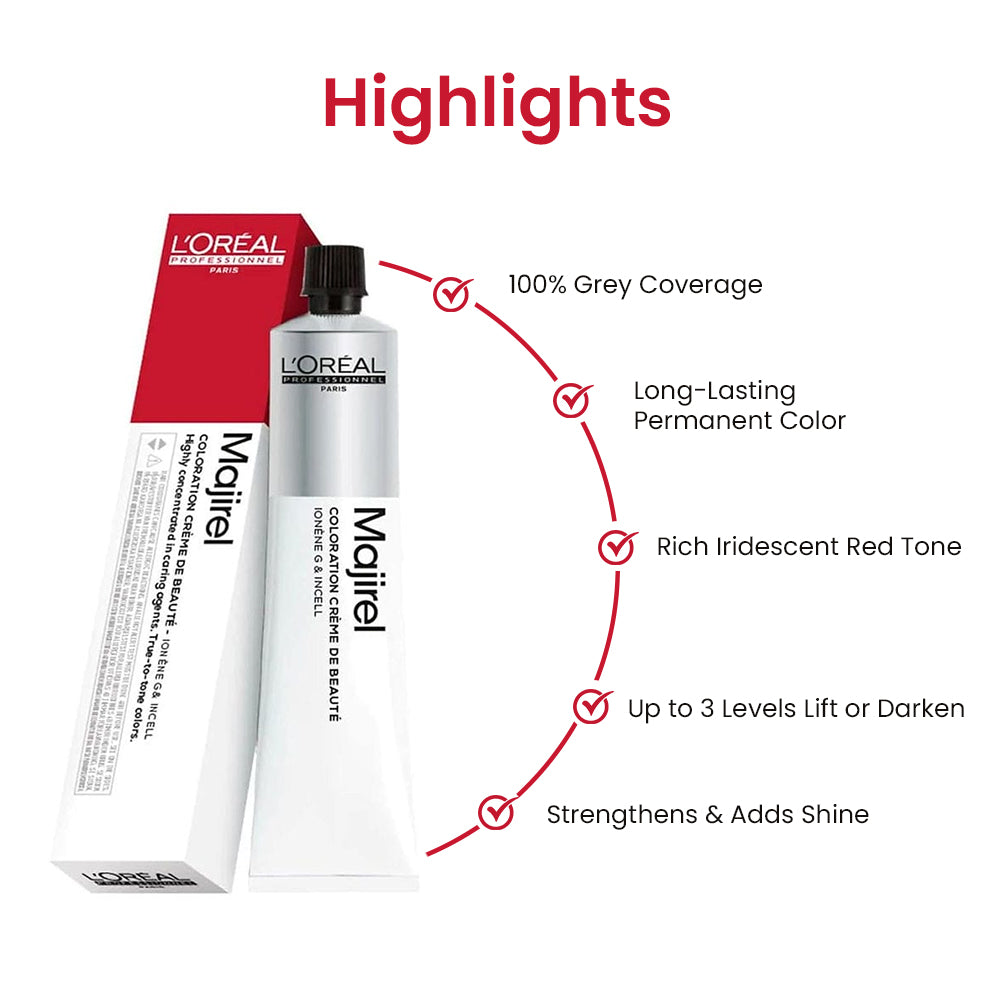 माजिरौज 6.62 डार्क ब्लोंड विद इरिडेसेंट रेड 50 एमएल