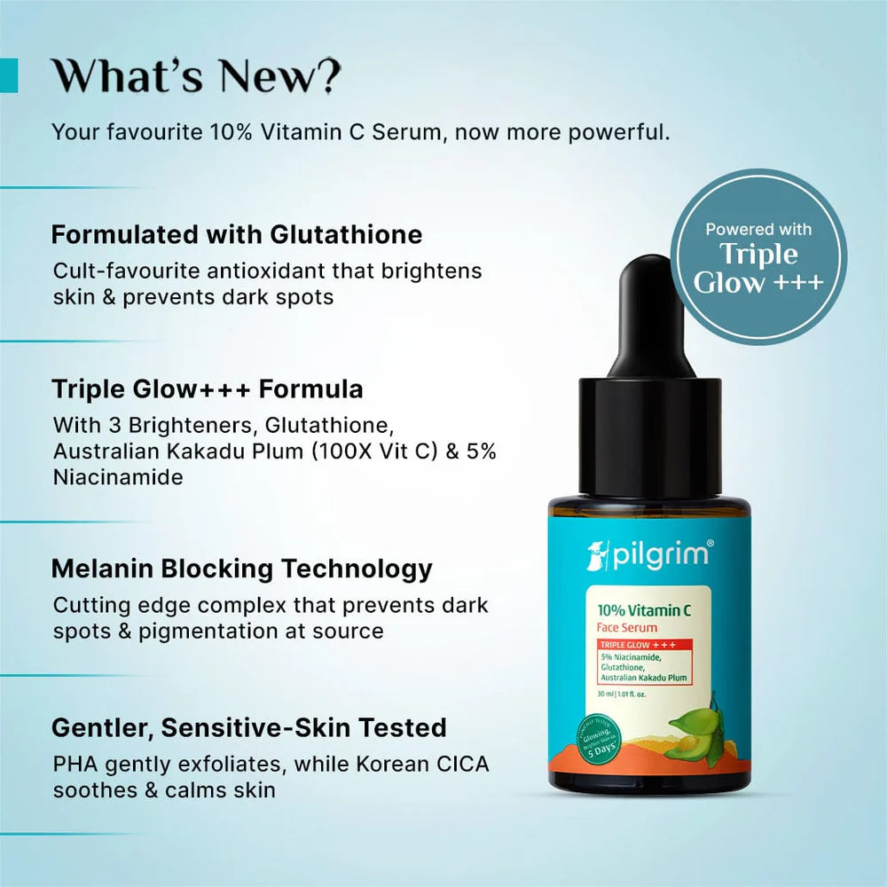 PILGRIM VITAMIN C FACE SERUM-30ML