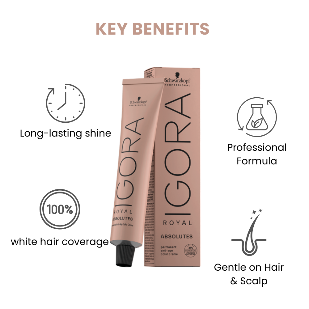 Schwarzkopf Igora Royal Absolutes 7-450 Medium Blonde Beige Gold