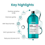 Loreal Professionnel Scalp Advanced Anti Discomfort Shampoo, 1500ml