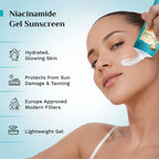PILGRIM 5% NIACINAMIDE HYDRA GLOW GEL SUNSCREEN SPF 50+ PA++++ 50ML
