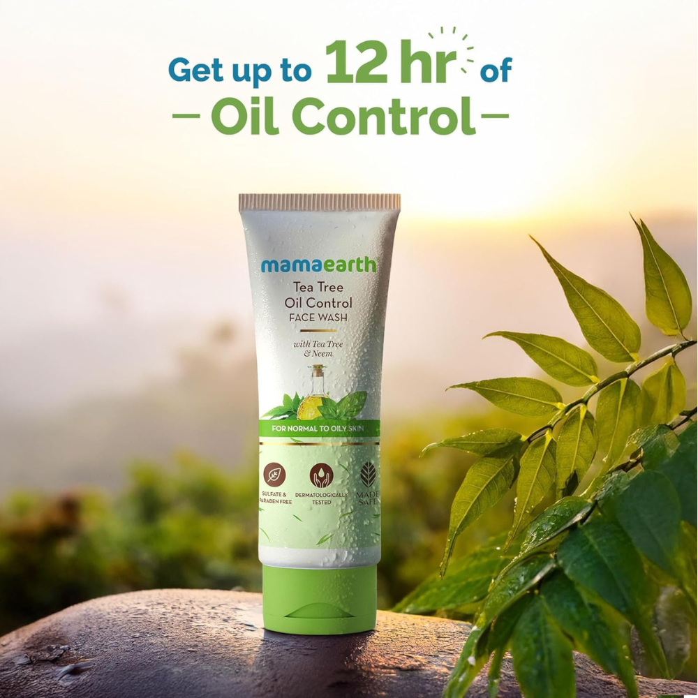 Mamaearth Tea Tree Facewash for acne & pimples 100ml