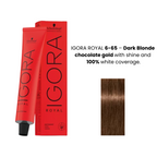 SCHWARZKOPF IGORA ROYAL HAIR COLOR SHADE NO 6-65 (60ML)