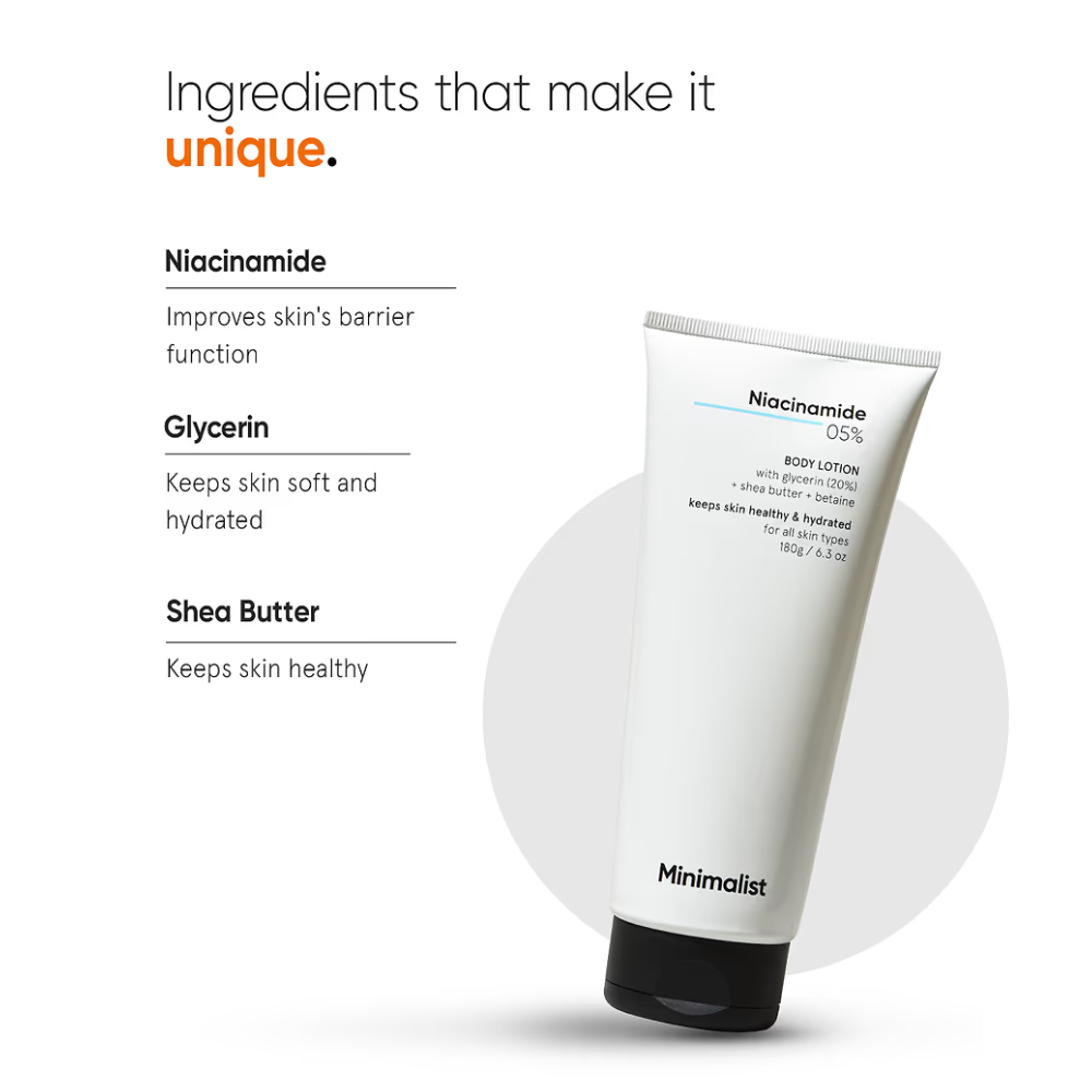 Minimalist Niacinamide 5% Body Lotion 180g