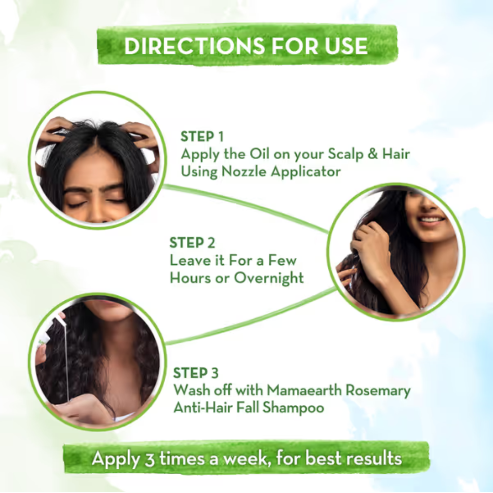 Mamaearth Rosemary Hair Growth Oil With Rosemary & Methi Dana (100ml)