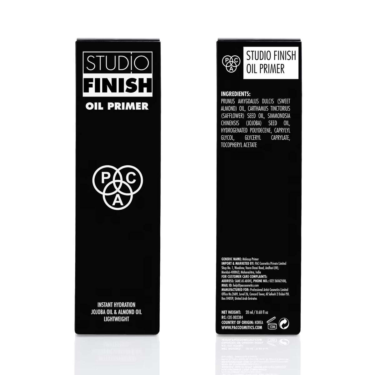 PAC Studio Finish Oil Primer For Dry Skin 20ml