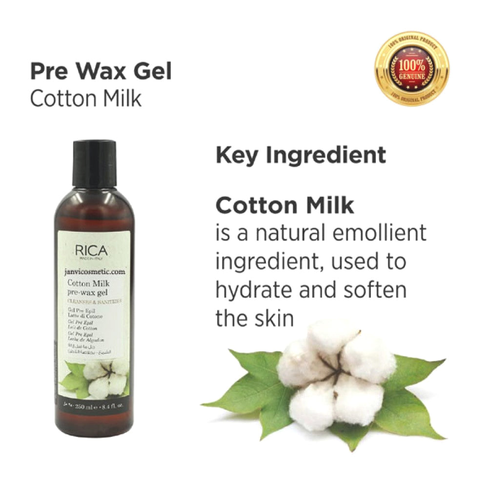 Rica Cotton Milk Pre- Epil Gel - 250Ml