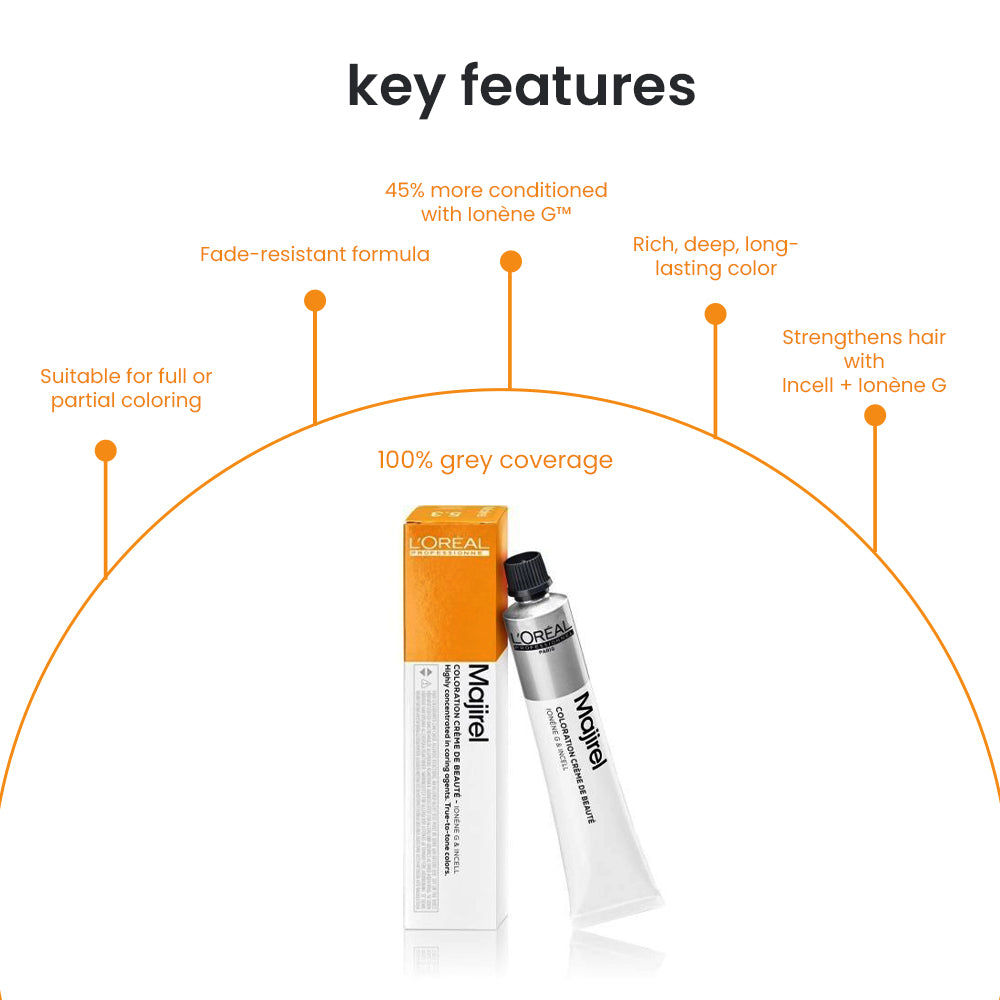 लोरियल माजिरेल 5.30 लाइट ब्राउन विद गोल्ड 50Ml
