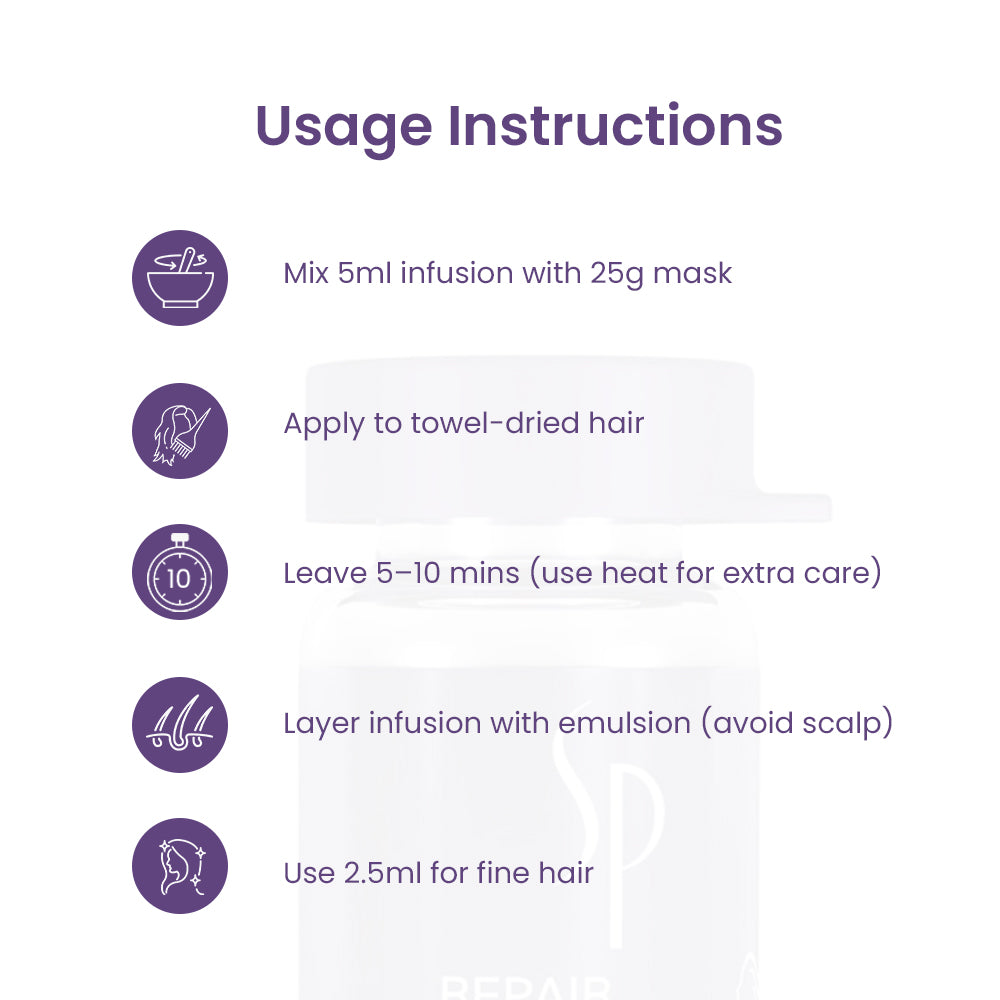 ವೆಲ್ಲಾ ಪ್ರೊಫೆಷನಲ್ಸ್ ಎಸ್ಪಿ ರಿಪೇರಿ ಇನ್ಫ್ಯೂಷನ್ 6*5 ಮಿಲಿ