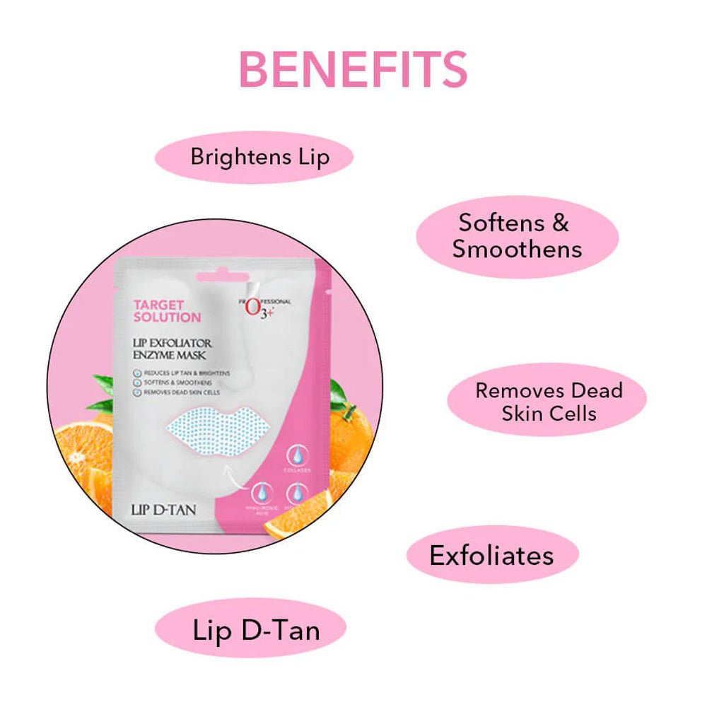 O3+ Lip Exfoliator Enzyme Mask 5g
