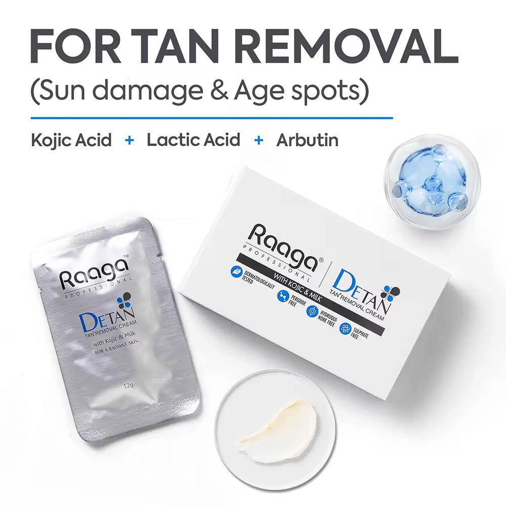 Raaga Professional De-Tan Tan Removal Cream 72Gm