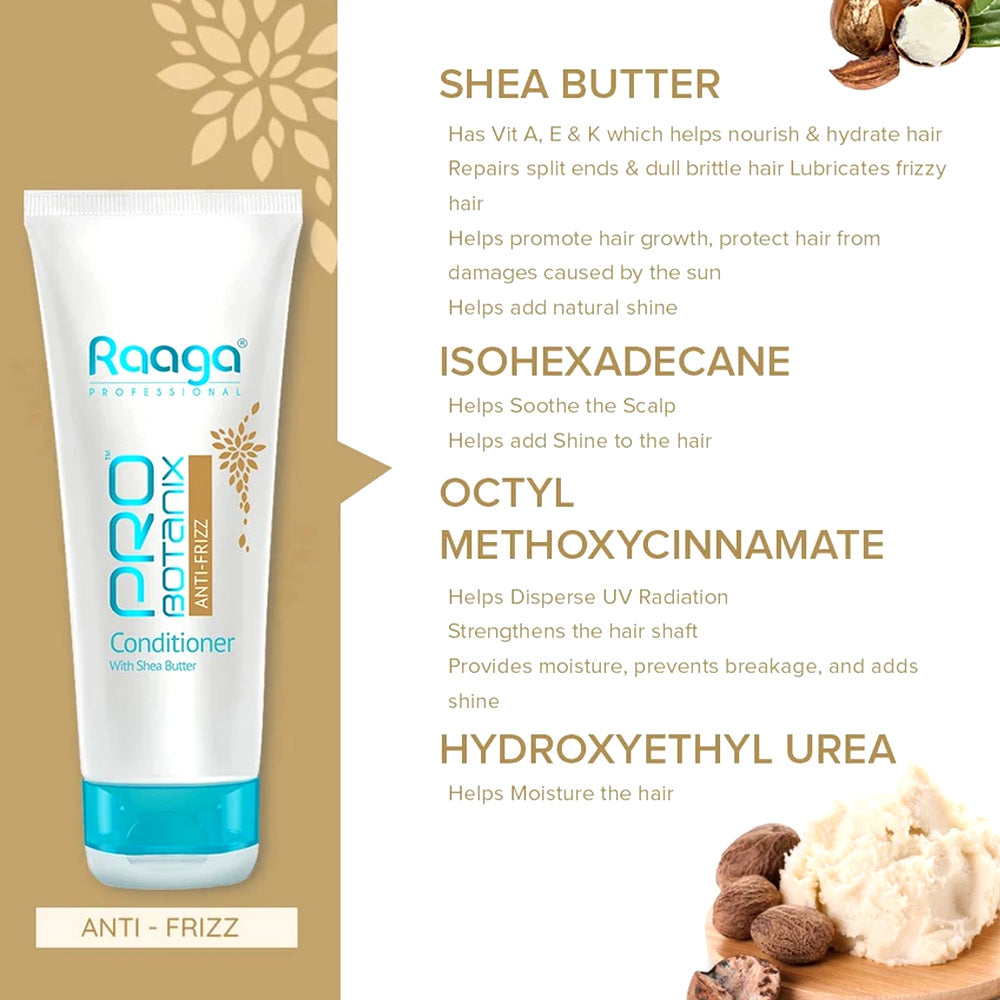 Raaga Professional Pro Botanix Anti-Frizz Conditioner 250Ml
